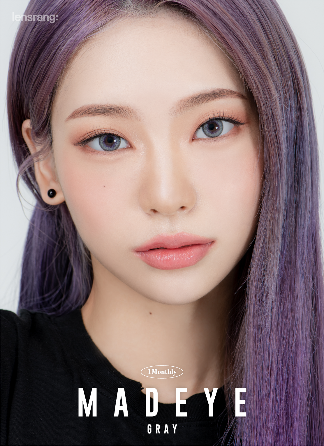 [렌즈랑] 한달용 매드아이 그레이 2p